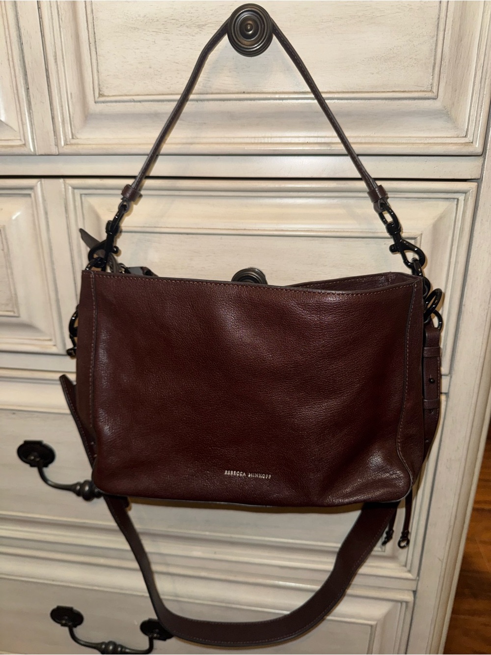 Rebecca Minkoff M.a.b. Crossbody Bag In Brown